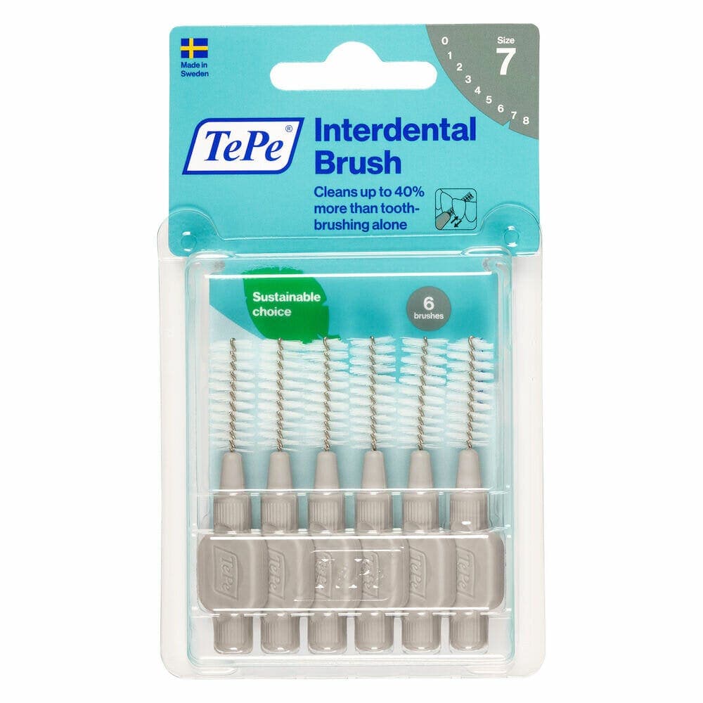 TePe Brosses Interdentaires Gris 1,3 mm – Lot 6 pièces