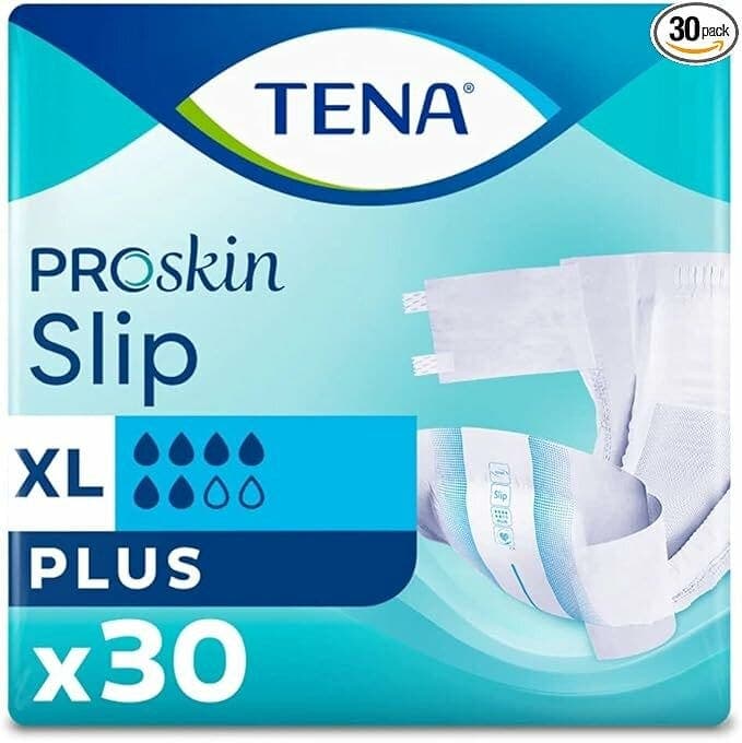 TENA Slip Plus – Taille XL, 30 pièces