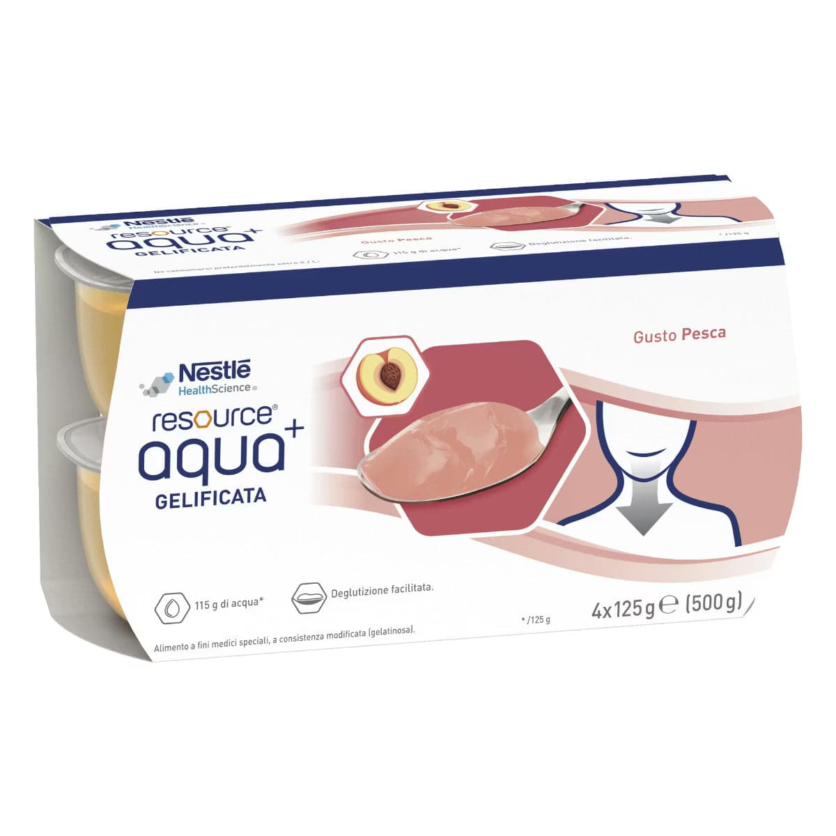 Resource Aqua+ Pêche – 4 x 125 g