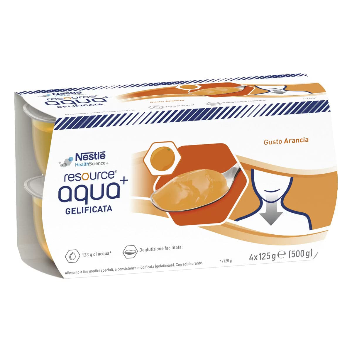 Resource Aqua+ Orange – 4 x 125 g