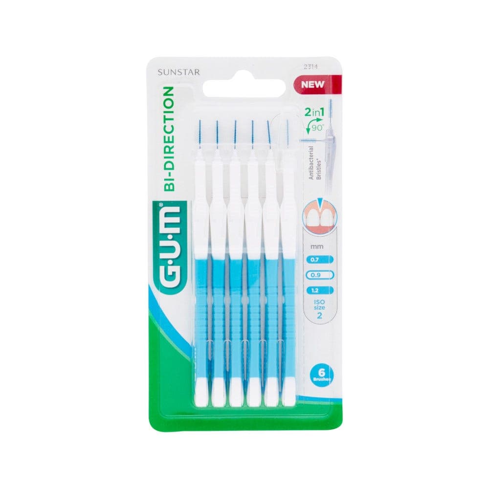 GUM BI-DIRECTIONAL Zahnbürste Mikrofein