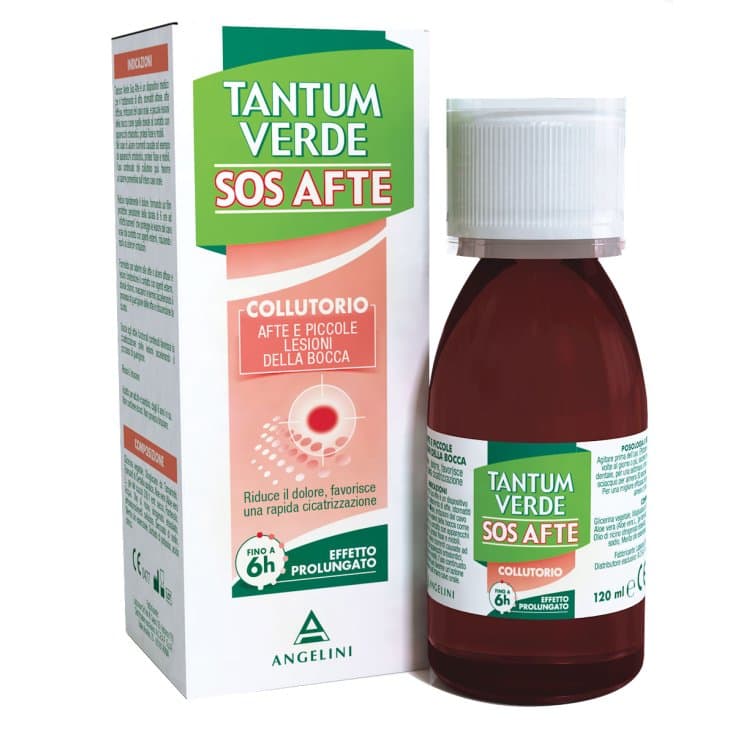 Tantum Verde SOS – Bain de bouche 120 ml