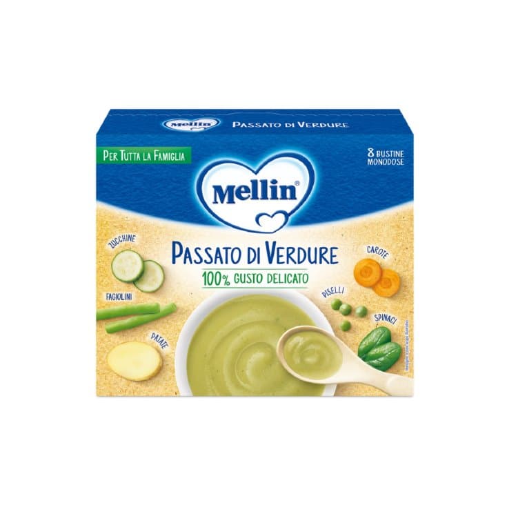 Mellin Passato Verdure – 8 sachets x 8 g