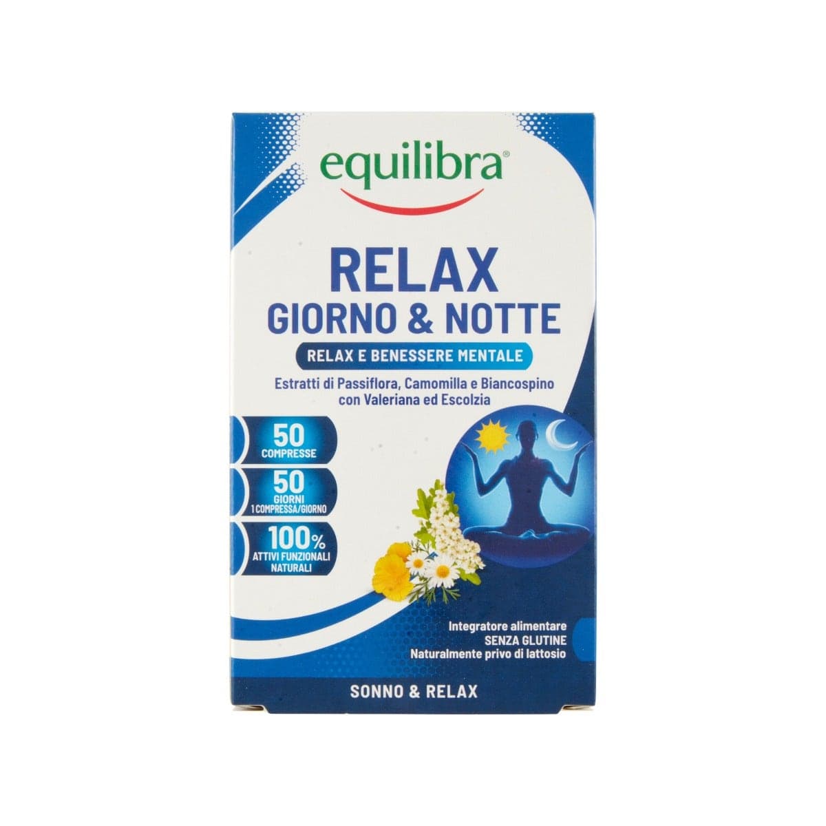 Equilibra Relax Giorn/Nott – 50 comprimés