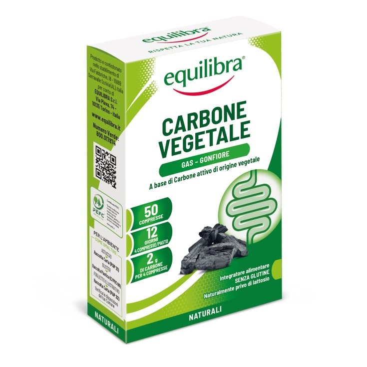 Equilibra Carb Vegetale – 50 comprimés