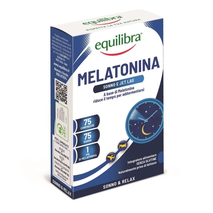 Equilibra Melatonin – 75 Tabletten, 1 mg