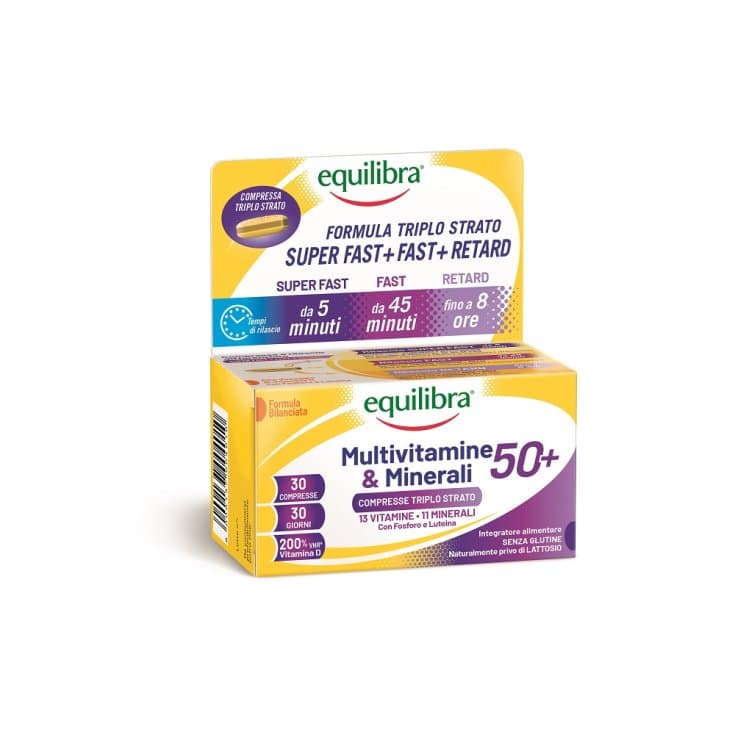 Multivitamines & Minéraux 50+ – 30 comprimés