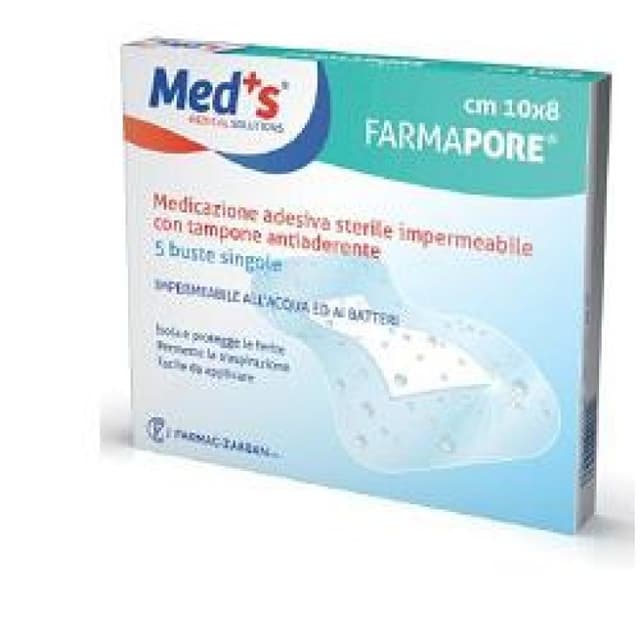 Farmac-Zabban MEDS Pore Medic Ades – 10 × 8 cm, 5 pièces