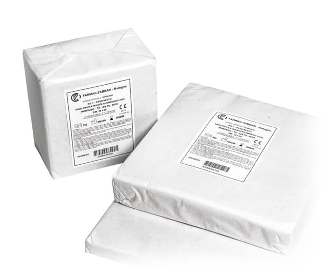 Farmac-Zabban Gaze 12/8 10×10 cm – Paquet de 1 kg