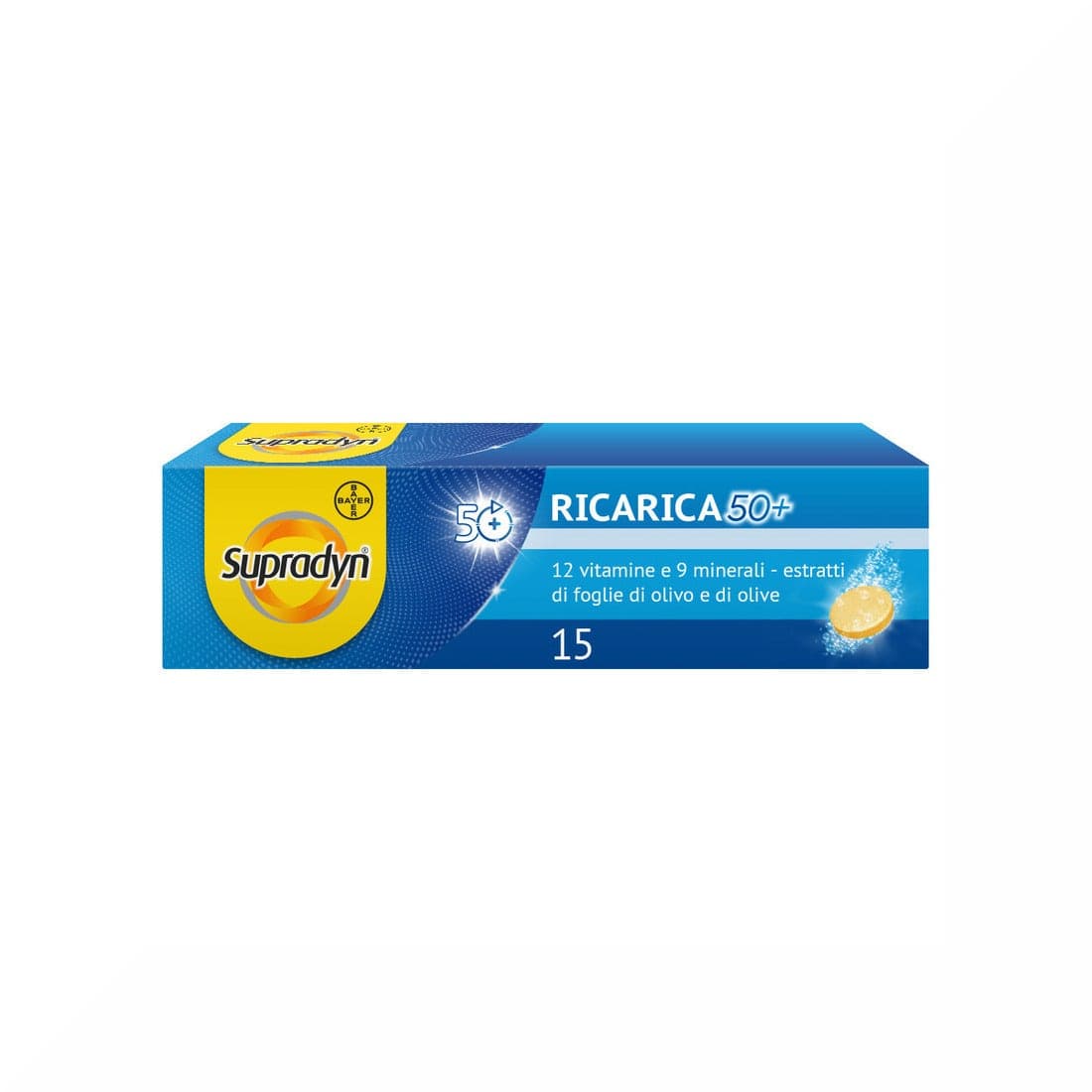 Supradyn Ricarica 50+ – 15 Brausetabletten