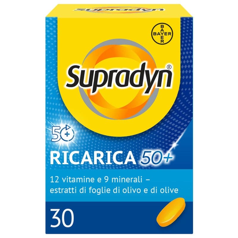 Supradyn Ricarica 50+ – 30 comprimés déglutibles
