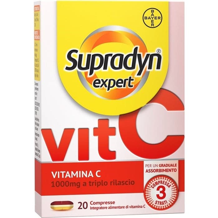 Supradyn Expert Vitamin C – 20 comprimés effervescents