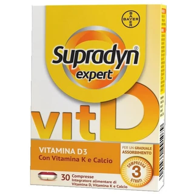 Vitamine D3 + Calcium – 30 comprimés | Supradyn Expert Vitamin D