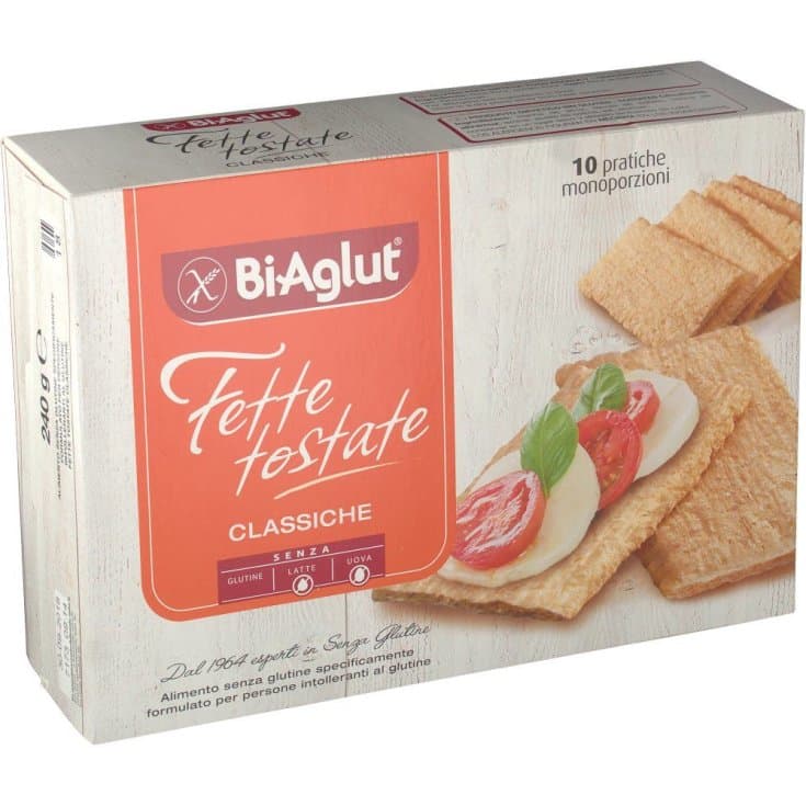 Biaglut Pain Grillé sans Gluten – 240 g