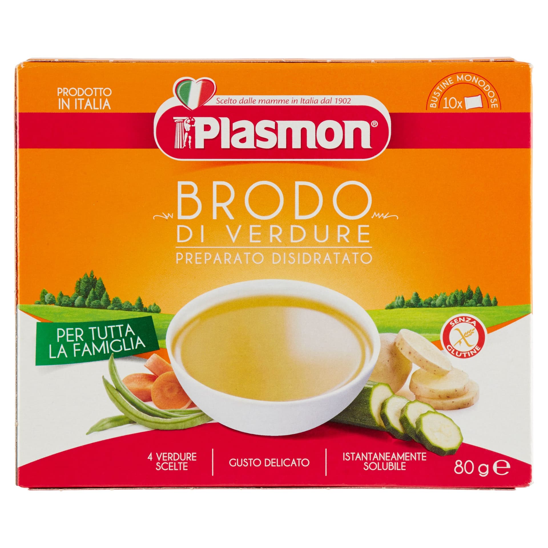 Plasmon Brodo Dry – 10 sachets, 80g
