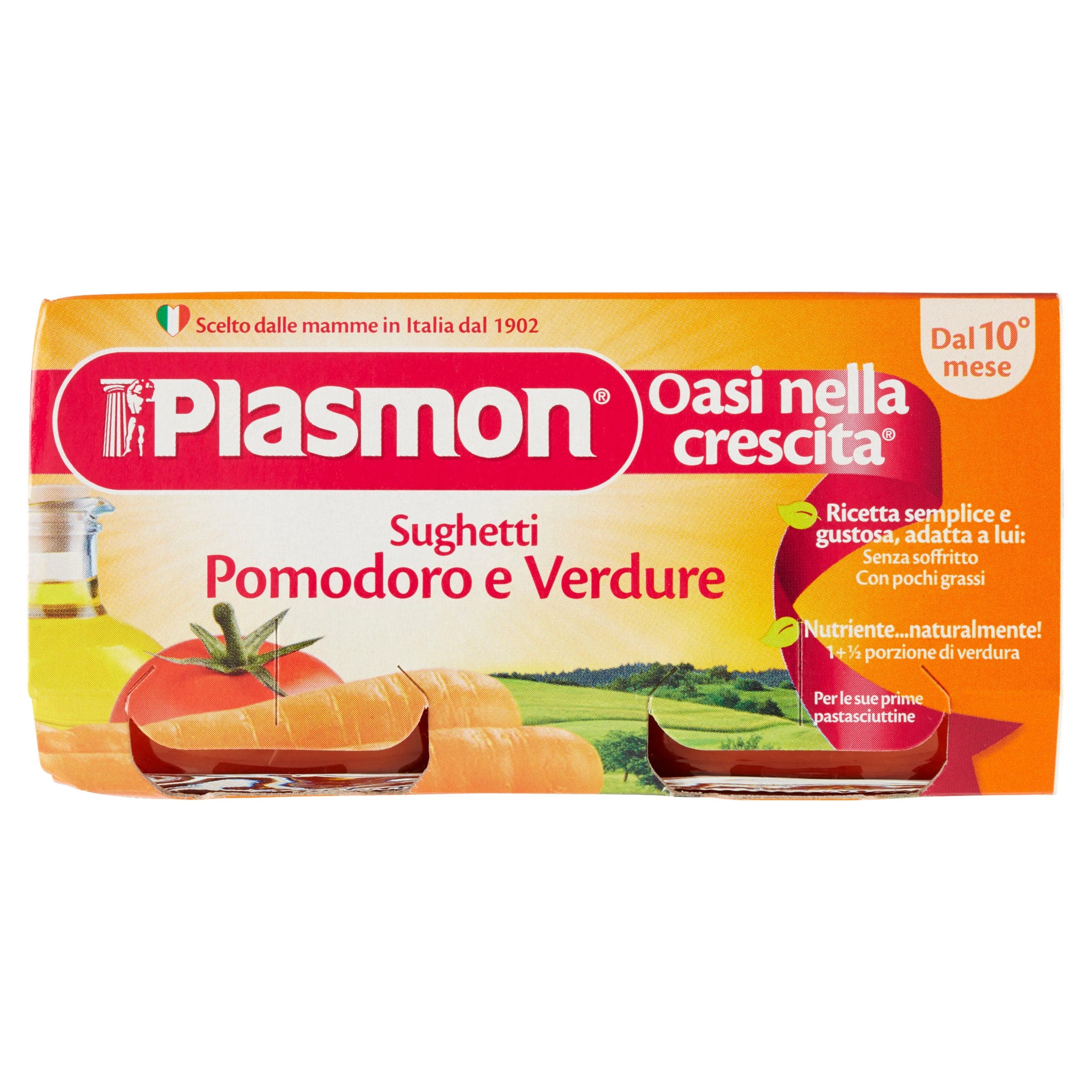 Plasmon Sugo Pomodori + Verdure – 2 × 80 g