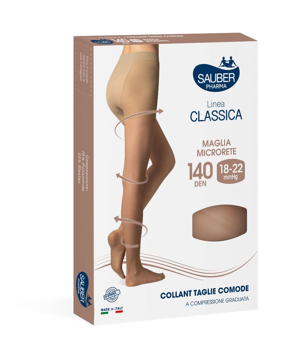 Sauber 140 Strumpfhose – Größe 5 Beige
