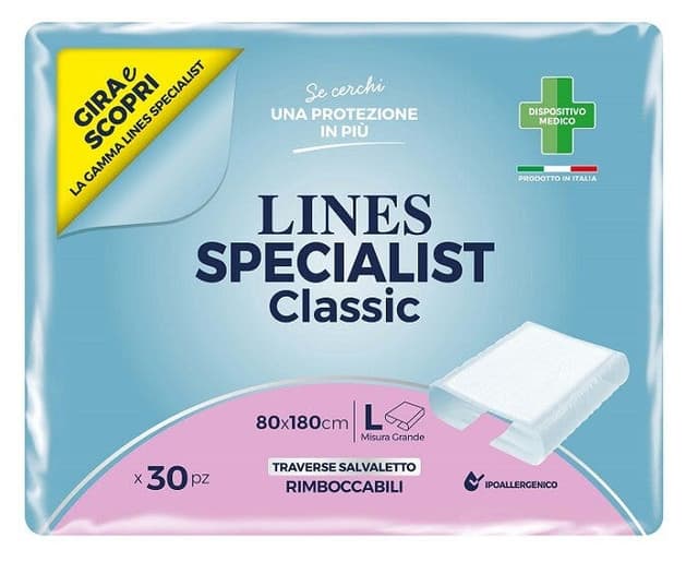 Lines Specialist Alèses Protectrices 80×180 cm – 5 pièces