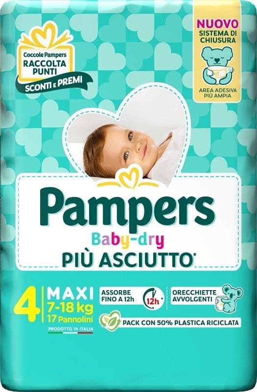 Pampers Baby-Dry Maxi – 17 couches