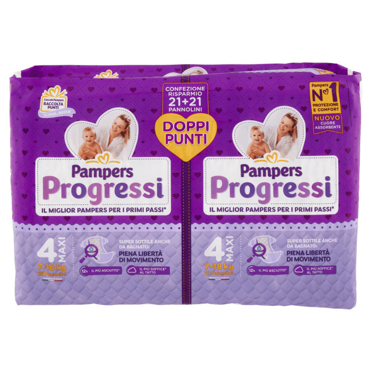 Pampers Progressi Maxi – 42 Windeln