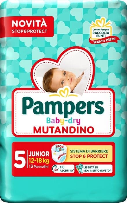 Pampers Baby-Dry Mütter Junior – 13 couches