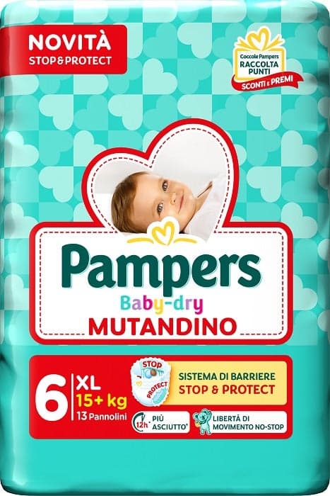 Pampers Baby-Dry Mütter Extra Large – 13 couches