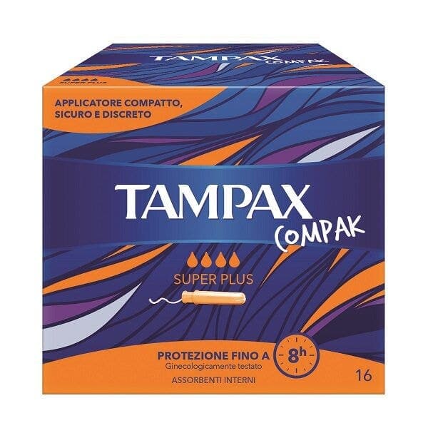Tampax Compak Super Plus – 16 tampons