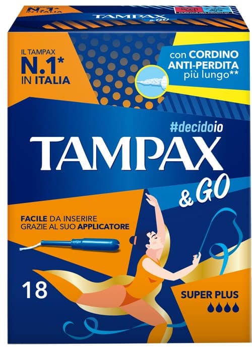 Tampax &Go Super Plus – 18 tampons