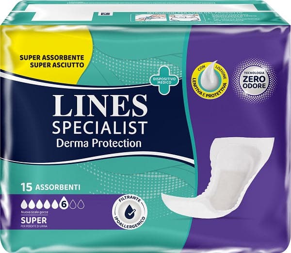 Lines Spec Derm Prot Protège-slips – 15 pièces