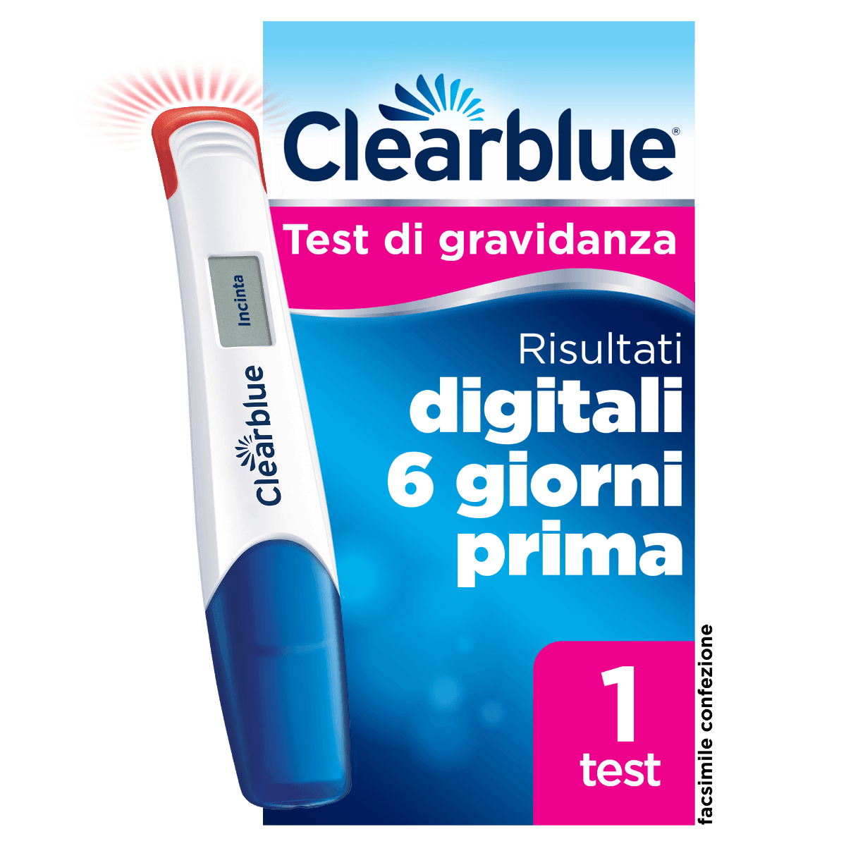 Clearblue Frühschwangerschaftstest Digital – 1 Test