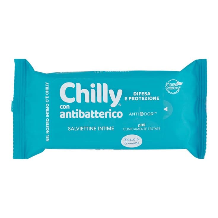 Chilly Salviettes Antibatterico – 12 lingettes