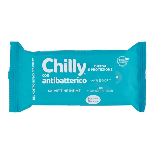 Chilly Salviettes Antibatterico – 12 lingettes