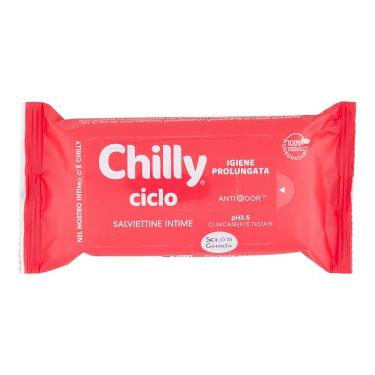 Chilly Salviettes Ciclo – 12 lingettes