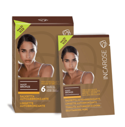 Incarose Maxi Bronze 6 Salviette Vegane Tücher