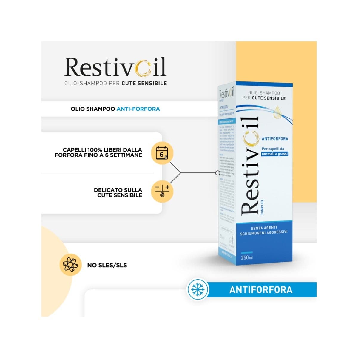 Restivoil Complex Shampooing Cheveux Gras – 250 ml