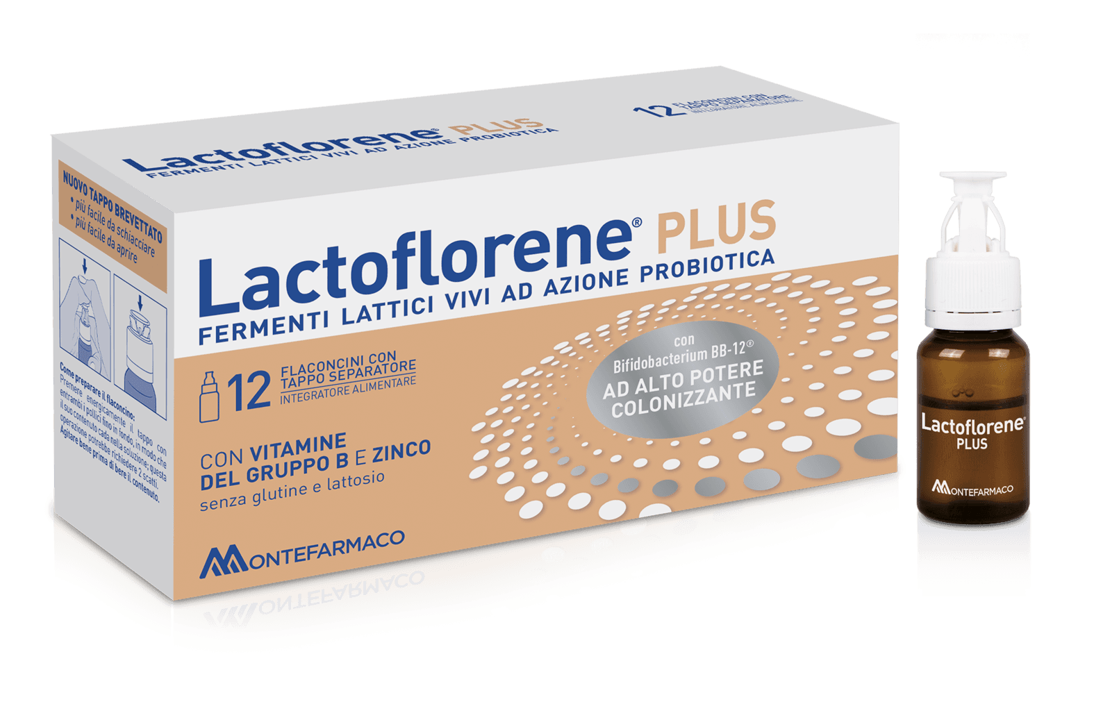 Lactoflorene Plus – 12 ampoules de 10 ml