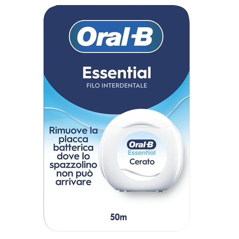Oral-B Essential – Fil dentaire ciré 50 m