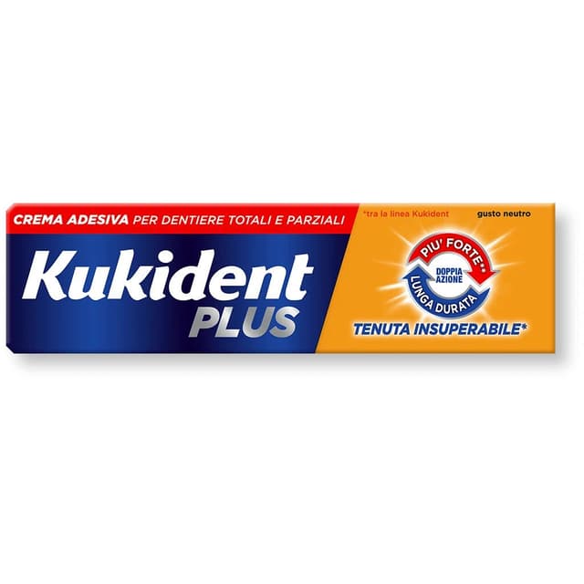 Kukident Plus Doppia Azione – 40 g crème adhésive