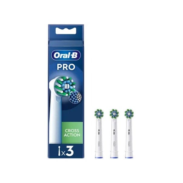 Oral-B Brossettes Cross Action 50 – Pack 3 pièces