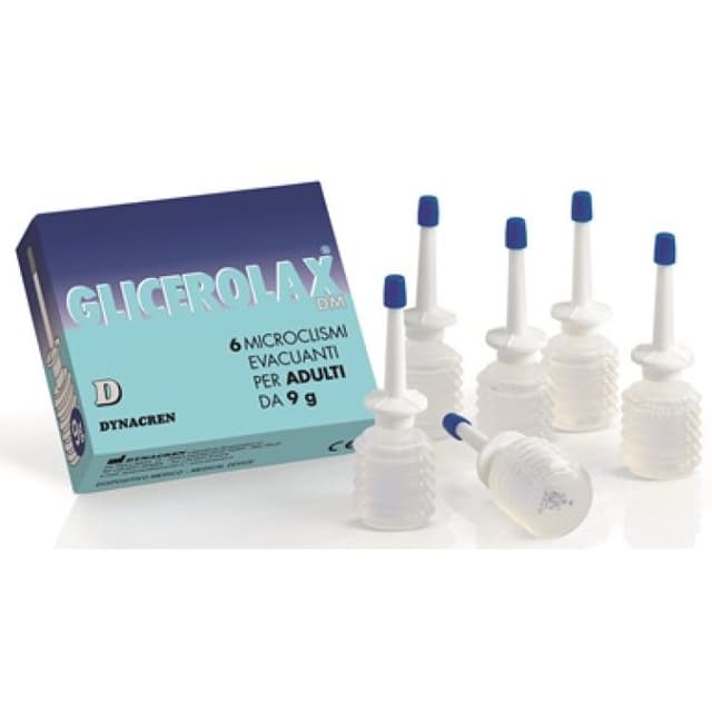 Glicerolax Ad Microclyste – 6 pièces de 9 g