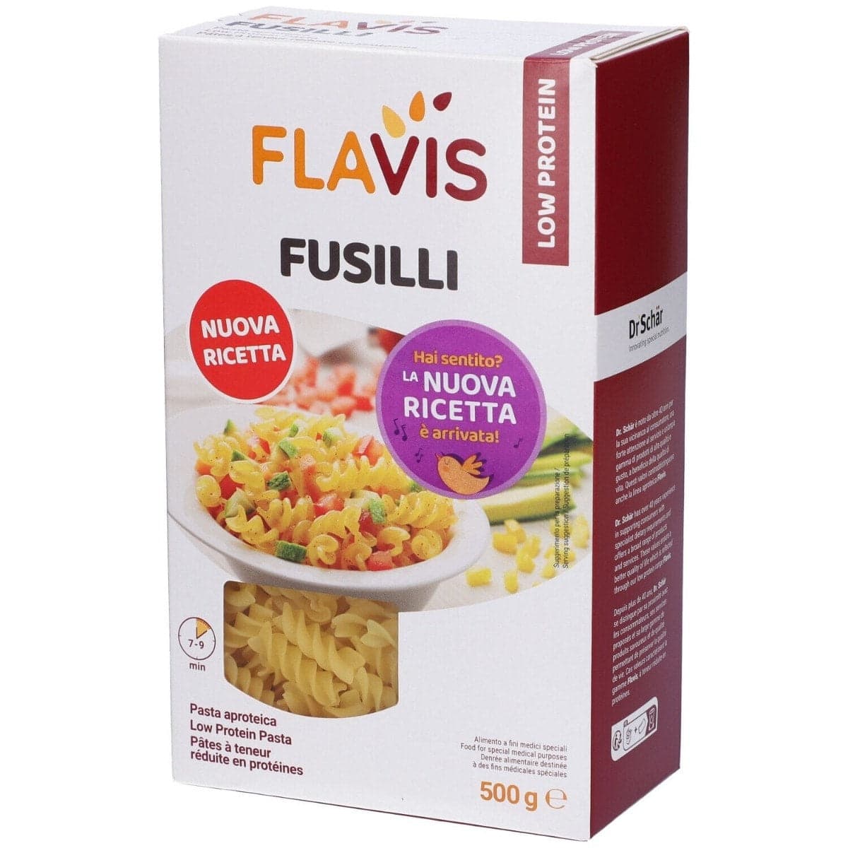 Flavis Fusilli – 500 g Pasta