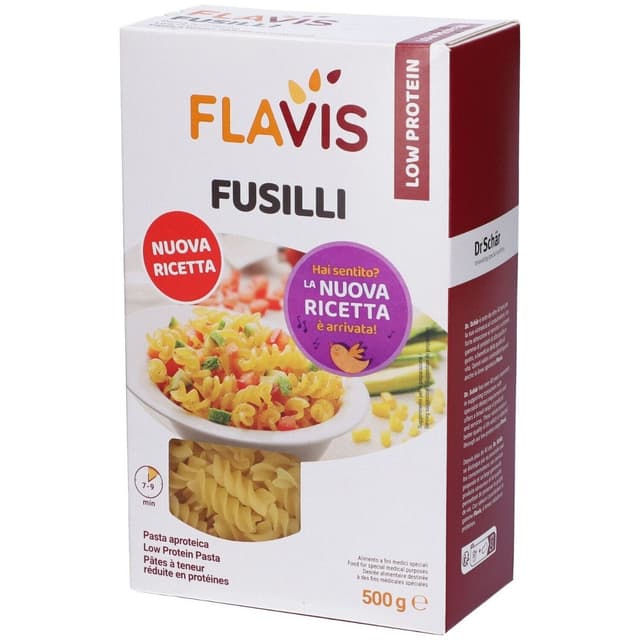 Inuline – 500 g Pâtes | Flavis Fusilli