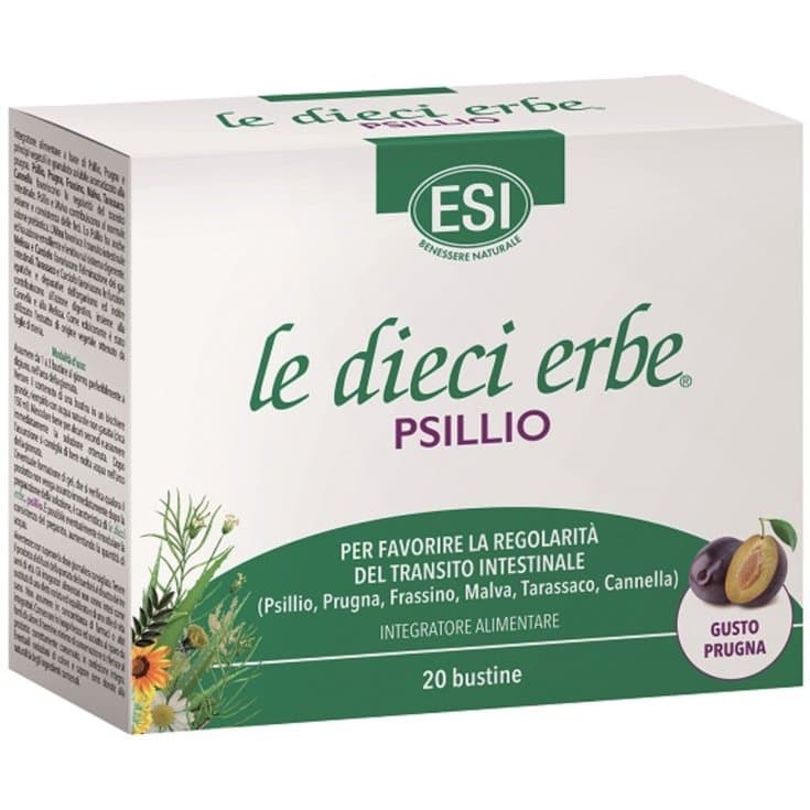 ESI Le Dieci Erbe Flohsamenschalen – 20 Beutel