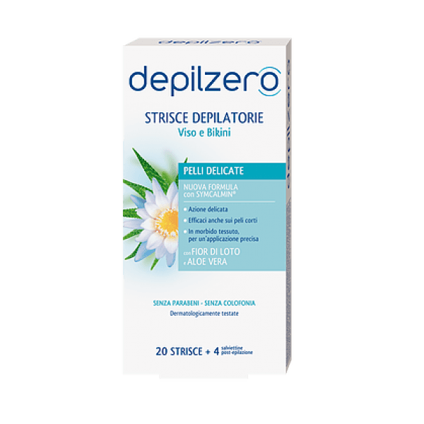 Depilzero Stripes Viso/Bikini – Lingettes