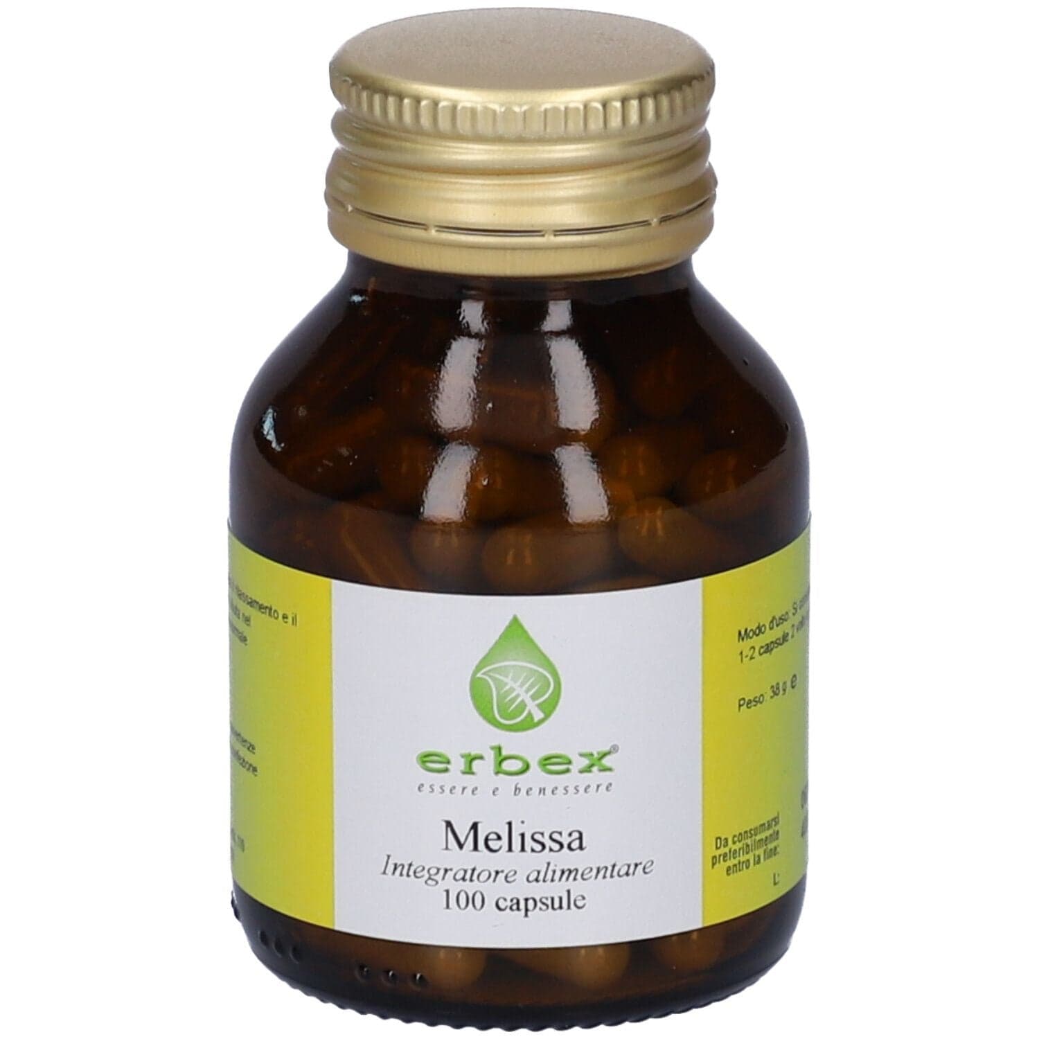 MELISSA 100CPS 380MG ERBEX