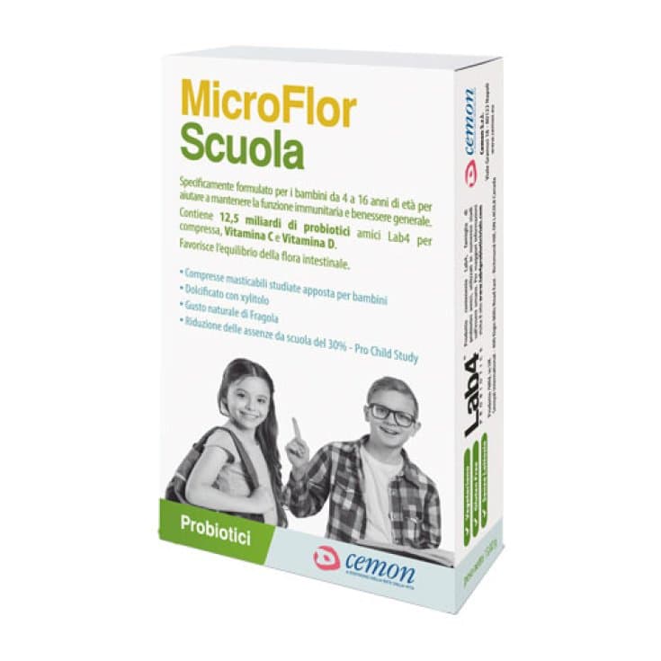 Microflor Scuola – 30 gélules au mastic
