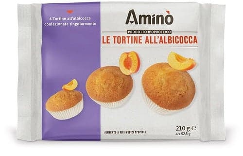 Amino' Le Tortine Abricot – 4 pièces