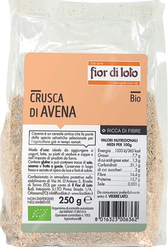 Crusca di Avena Bio – 250 g