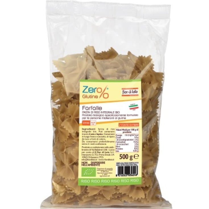 Farfalle Riz Bio – 500 g demi-complet