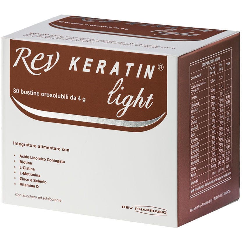 REV Keratin Light Sachets – 30 sachets de 120 g